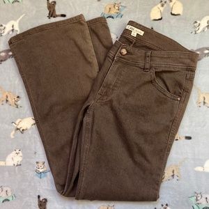 Cabi Boot Cut Jeans #512L Women’s 12 Brown Denim 34”Waist 31.5”Inseam